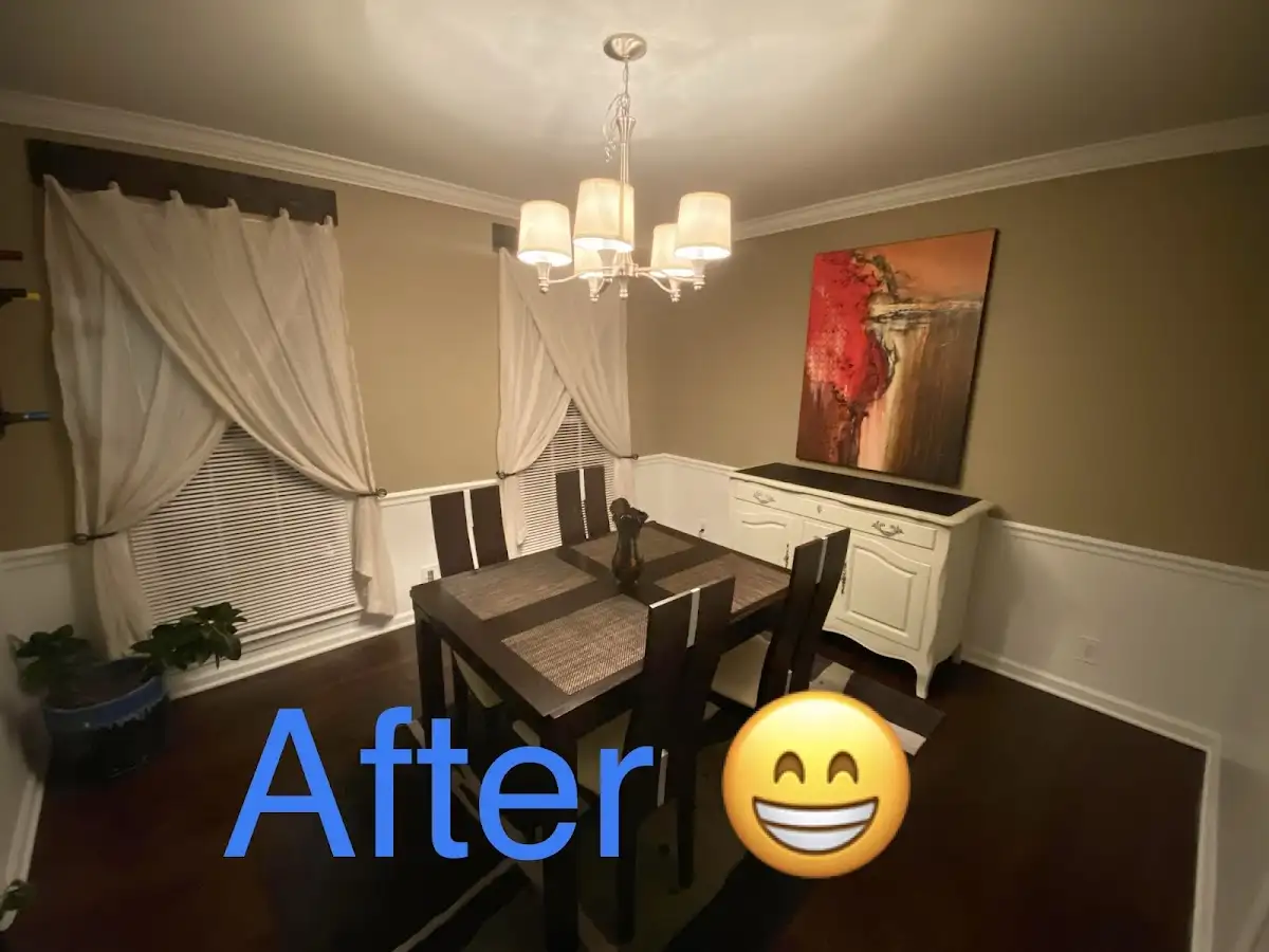 Professional dining room restoration after water damage in Wytheville